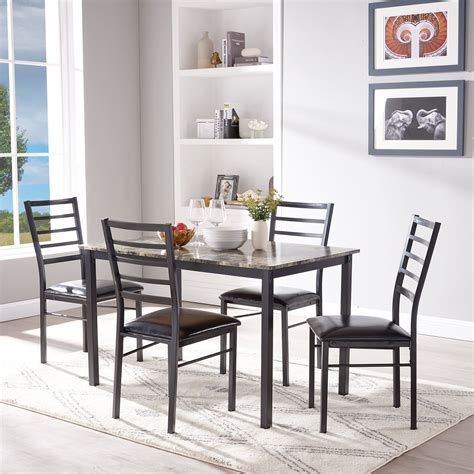 Best 20 Of Emmeline 5 Piece Breakfast Nook Dining Sets