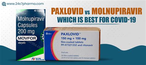 Paxlovid vs Molnupiravir - Which is best for COVID-19