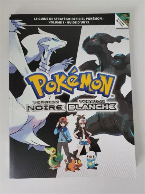 Guide Volume Pokemon Pokedex Version Noire Blanche Poster Inclus Eur