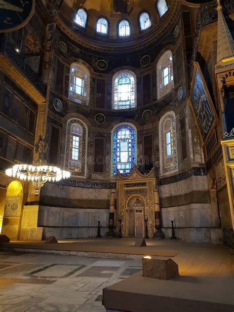 Interior Of Hagia Sophia Istanbul Turkey Hagia Sophia Is A Greek