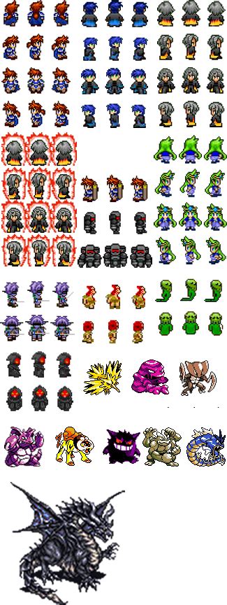 Rpg Sprite Sheet By Dezblade On Deviantart