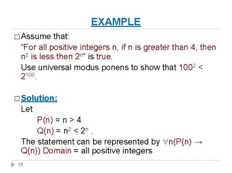 Rules Of Inference For Quantified Statements Lecture