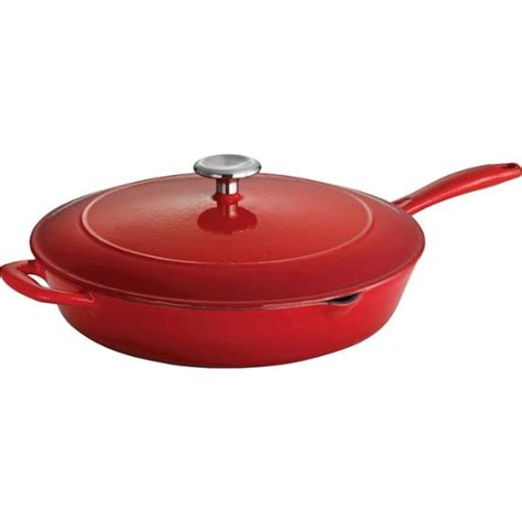 Tramontina Gourmet Enameled Cast Iron 12 Skillet Gradated Red 80131