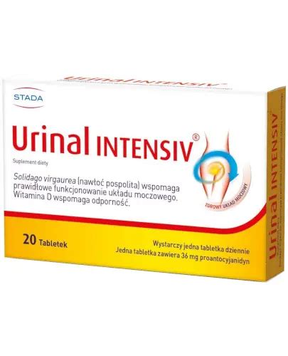 Urinal Intensiv 20 tabletek ᐈ Cena Opinie Wskazania Skład