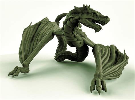 Dragon Amphiptere Dragon Wyvern Like Lovecraftian Serpent - Etsy