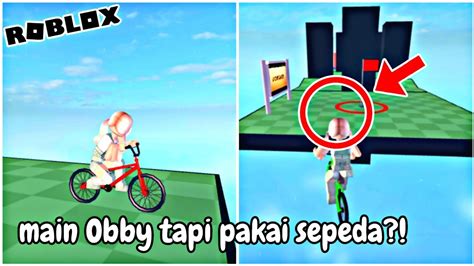 Main Obby Sambil Naik Sepeda Roblox Indonesia Obby Roblox YouTube