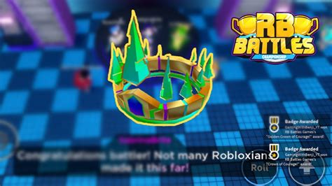 Beating The Hardest Roblox Event On Mobile RB Battles Golden Crown