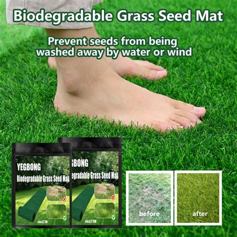 Eco Blanket Grass Blanket Biodegradable Seed Mat Gardening Gardening Ecological Blanket Grass