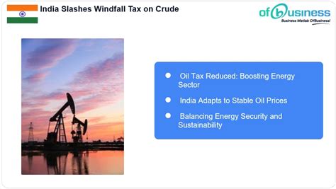 India Cuts Windfall Tax On Domestic Crude Oil