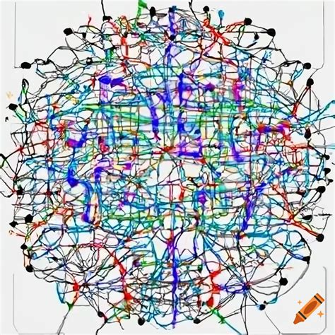 Schematic Of A Neural Network Architecture On Craiyon