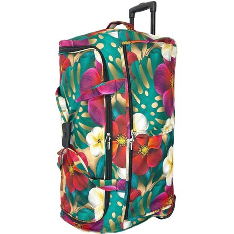 Sac De Voyage Avec Roulettes 120l Grand Volume T Fleurs David Jones