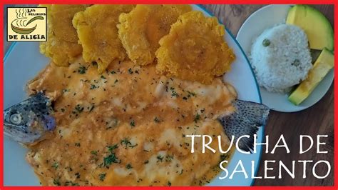 Trucha De Salento Trucha Gratinada Recetas Colombianas Youtube