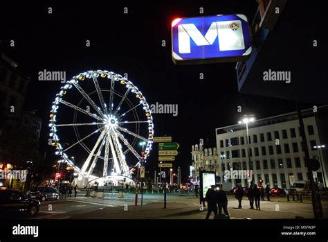 Brussels by night, Belgium Stock Photo - Alamy