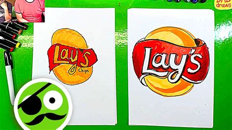 How to draw Lay's Logo - YouTube