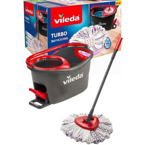 MOP OBROTOWY VILEDA TURBO 3W1 WIADRO BOX ZESTAW 12901693813 Allegro Pl