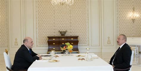 Ilham Aliyev Held One On One Meeting With Prime Minister Of Russia