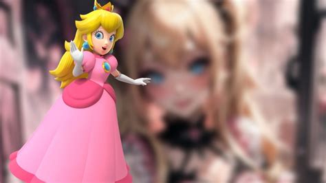 IA muestra cómo se vería la Princesa Peach en su versión gótica