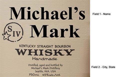 Makers Mark Label Mini Oak Whiskey Barrels