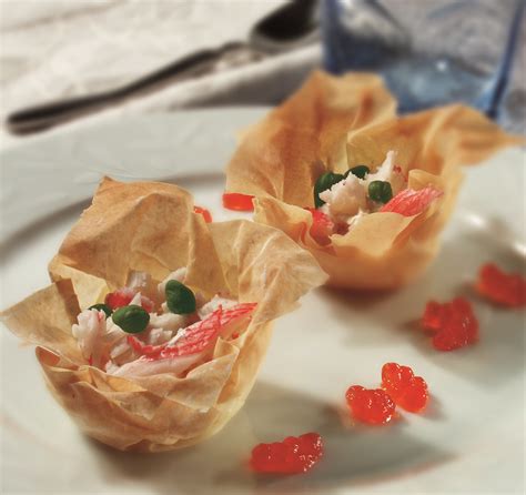 Phyllo Nests With Seafood Hummingbirdpublications No Cook