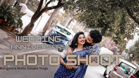 Wedding Anniversary Photo Shoot Bangalore Mallu Couple Vlogs