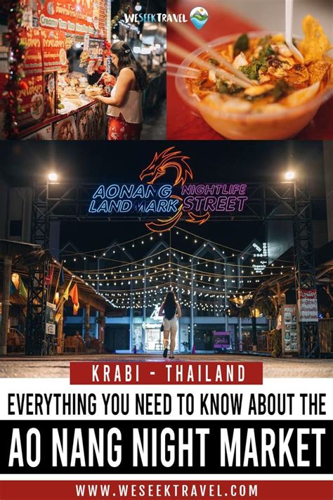 Everything You Need to Know About the Ao Nang Night Market - Krabi ...