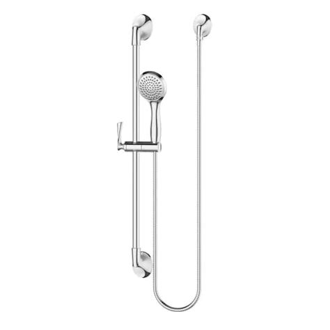 Pfister Rhen 1 Spray Slide Bar Hand Shower In Polished Chrome Lg16 3rhc The Home Depot