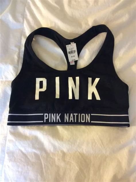 Victoria S Secret Pink Sports Bra Sz M Nwt Pink Sports Bra Pink