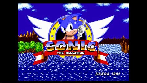 Lapper Artist And Editor Maniafied Sonic 1 Title Screen Meilleur