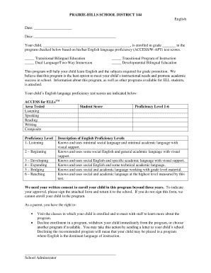 Fillable Online Prairie Hills School District Fax Email Print