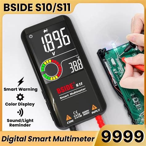 BSIDE S10 S11 Profesional Digital Multimeter Smart EMF Multitester DC