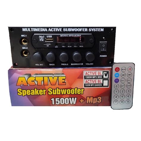 Jual Kit Speaker Aktif Aktip Subwoofer Tip W Pmpo Digital