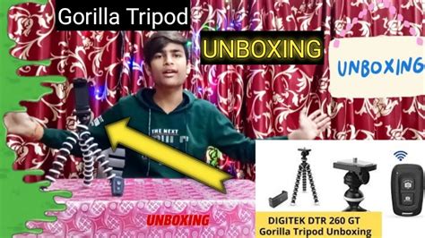 DigiTek Gorilla Tripod Unboxing 2022 Best Gorilla Tripod Under 399