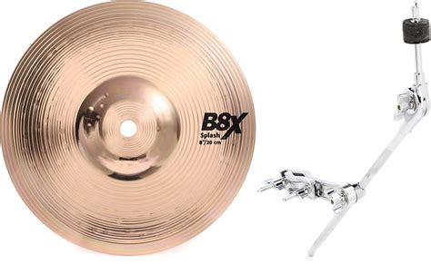 Sabian 8 Inch B8x Splash Cymbal Bundle With Gibraltar Sc Gca Reverb