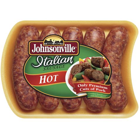 Johnsonville Hot 101305 101352 Italian Sausage 19 Oz Tray Shop Your Way Online Shopping