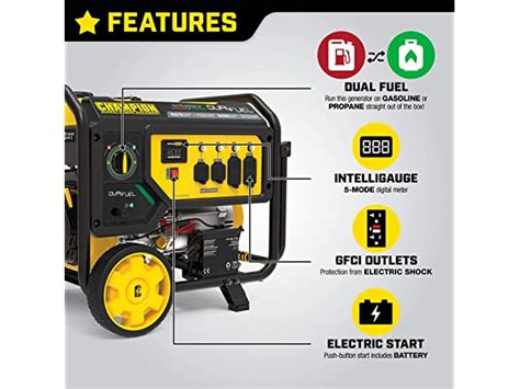 Champion Power 93757500 Watt Dual Fuel Generator