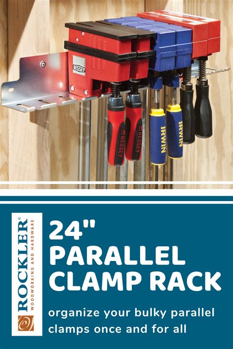 Rockler 24 Parallel Clamp Rack Organize Your Bulky Parallel Clamps