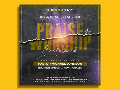 Church Flyer Template By Hotpin On Dribbble