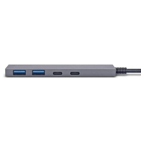 Bonelk Long Life USB C 4 In 1 Multiport Slim Hub Space Grey School