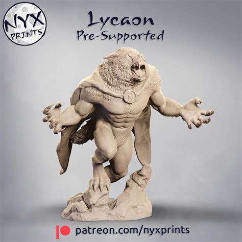 Lycaon the King of Arcadia. : r/PrintedMinis