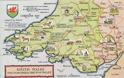 Detailed Map Of South Wales