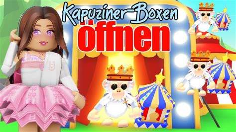 Wir Ffnen Kapuziner Boxen In Adopt Me Zirkus Update Roblox Youtube