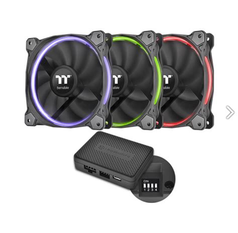 Thermaltake Unveils Riing LED RGB TT Premium Edition Fans ETeknix