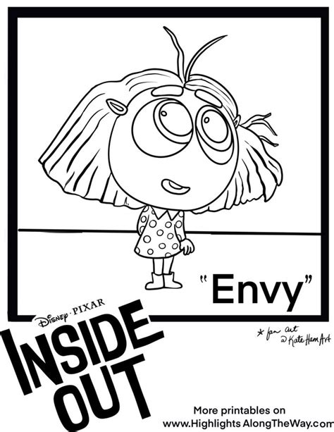 Inside Out 2 Coloring Pages And Printables