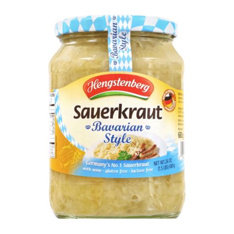 Hengstenberg Sauerkraut Bavarian Style 24 Ounce Pack Of 12