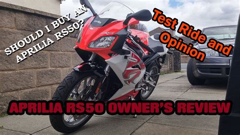 [ENGLISH] Aprilia RS50 50cc Sportbike Review, Test Ride and Owners ...