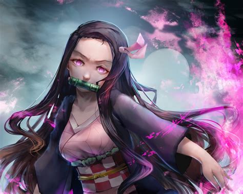 Download Nezuko Kamado Anime Demon Slayer Kimetsu No Yaiba Hd Wallpaper By 美喜寶寶