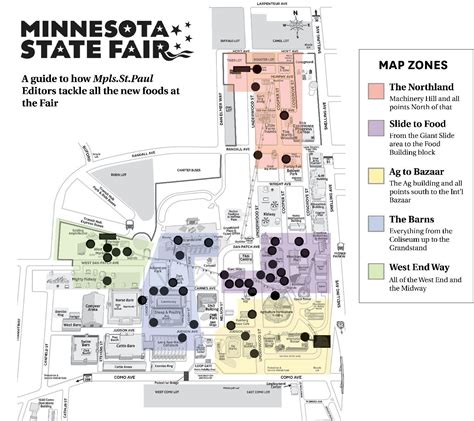 New Minnesota State Fair Foods Map | Minnesota state fair, Minnesota ...