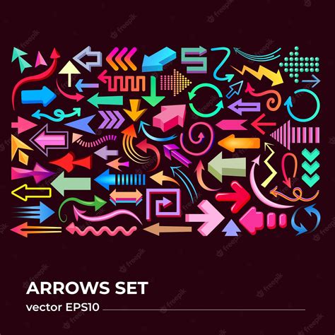 Premium Vector Arrows Vector Set