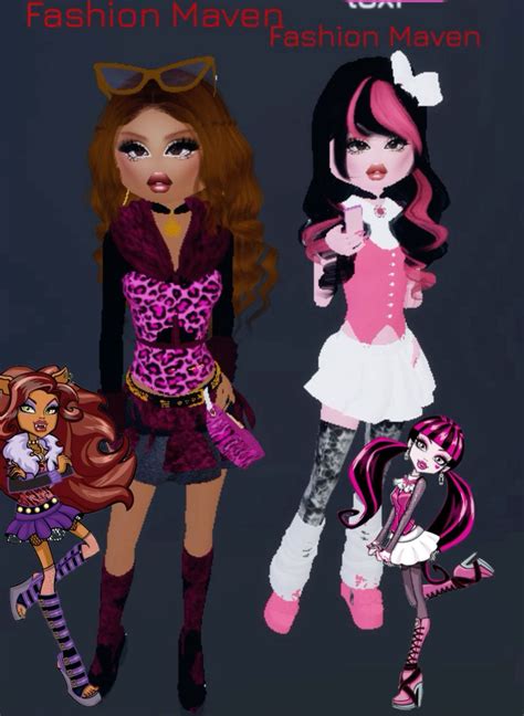 Dress To Impress Doll Monster High Claudine Draculaura In 2024