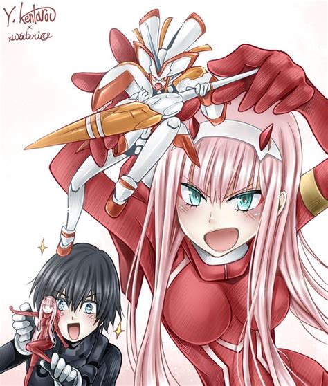 Hiro X Zero Two Personajes De Anime Parejas De Anime Wallpaper